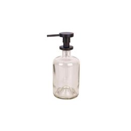 Dosatore sapone liquido (500ml ) in vetro TRASPARENTE