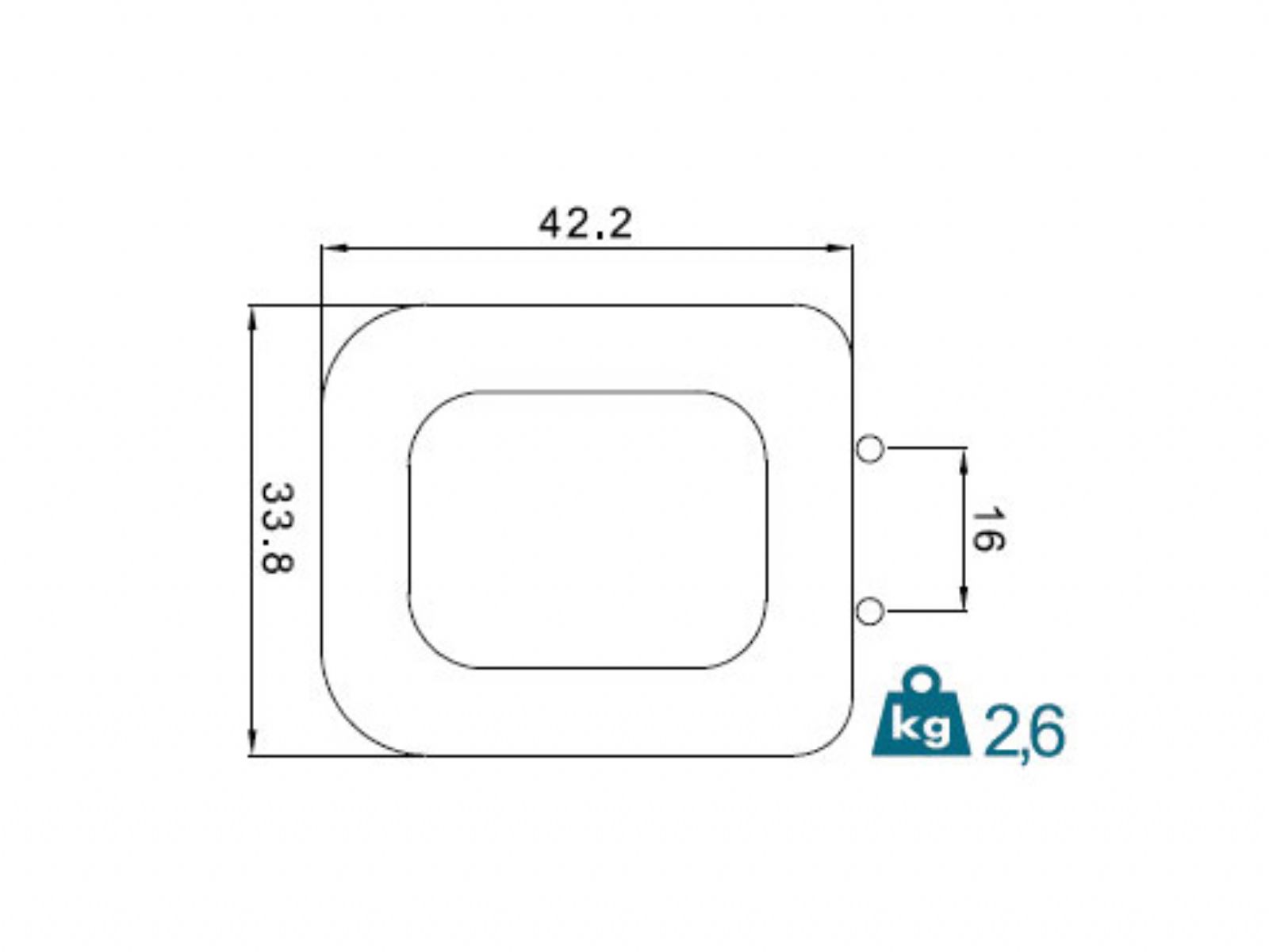 Sedile wc Conca FIT