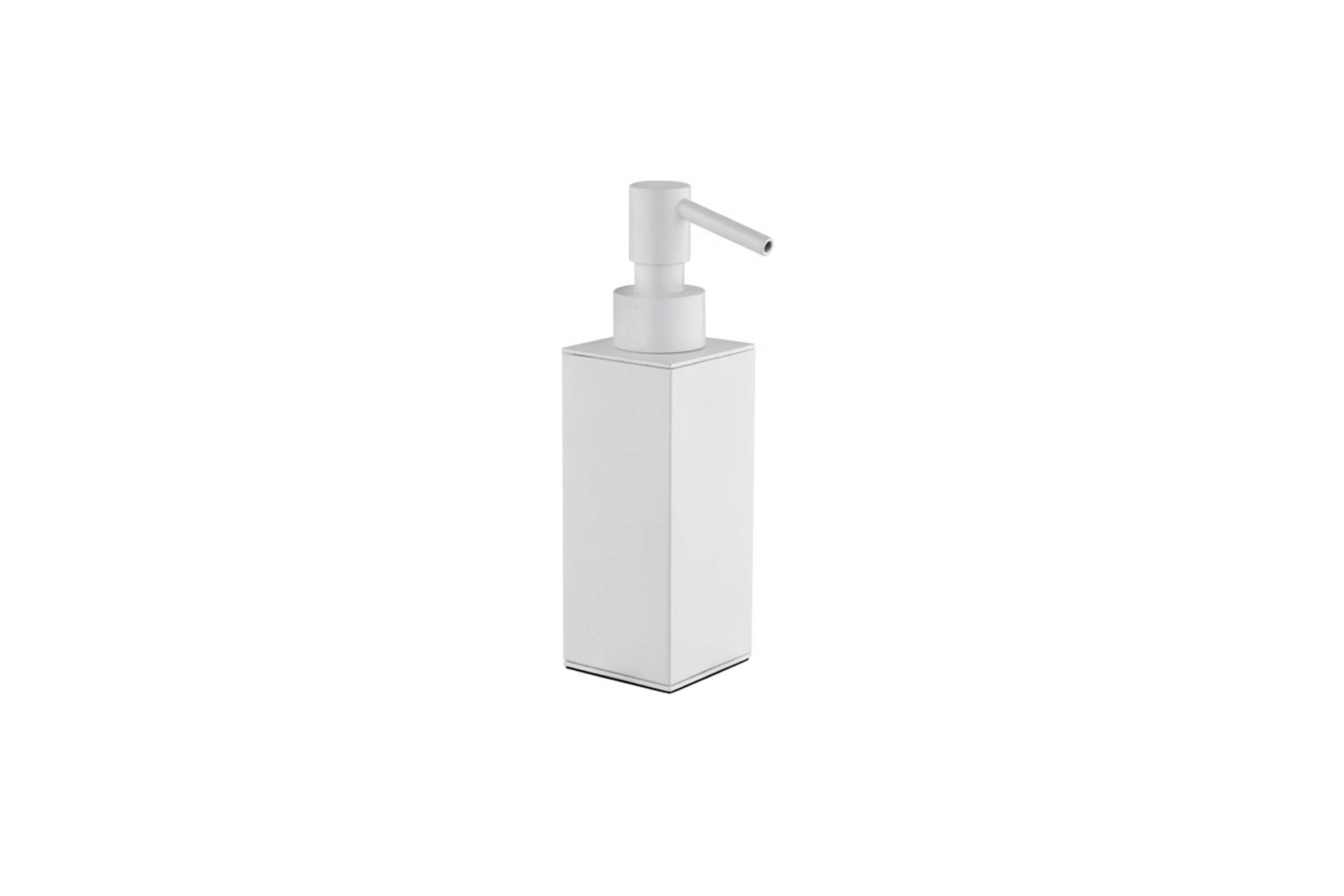 Standing liquid soap dispenser holder in brass QU 727