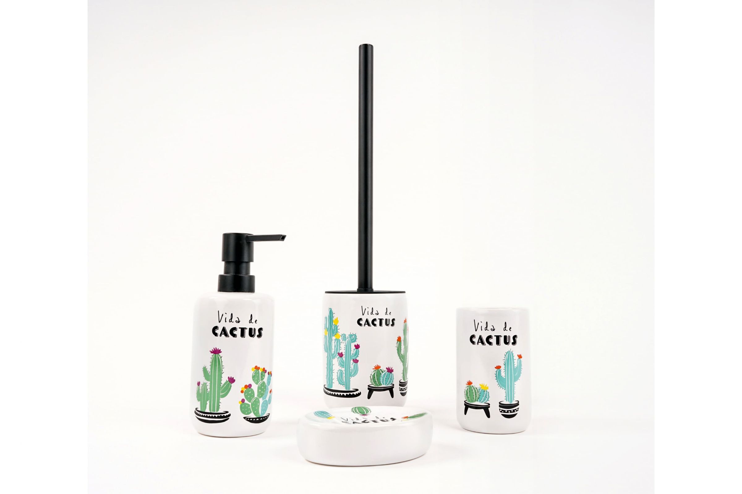 Set accessori bagno Cactus