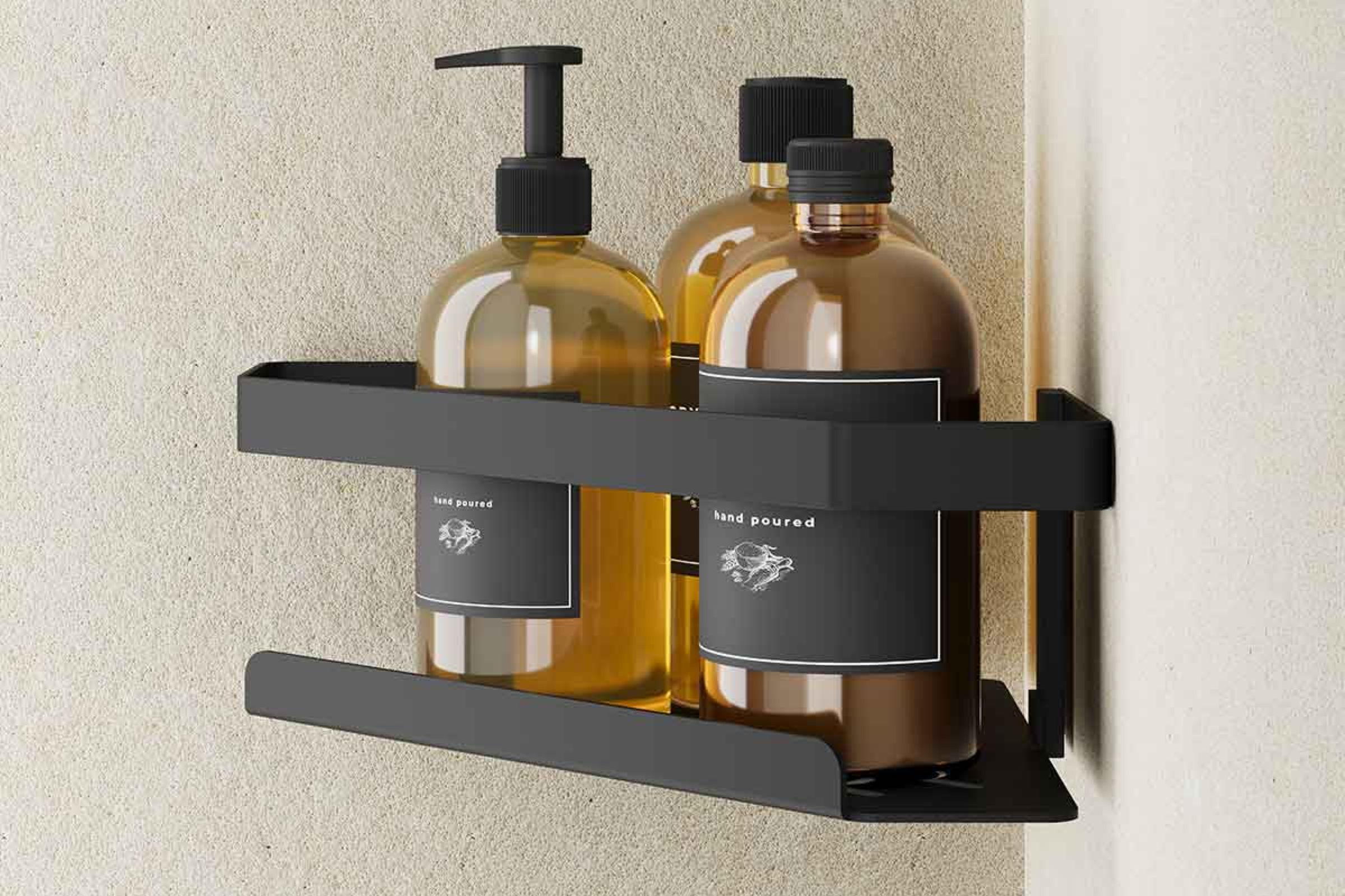 Myline black angolare doccia