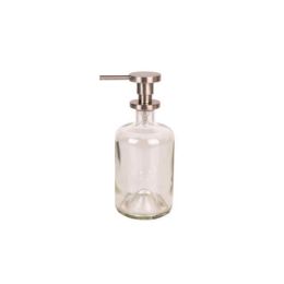 Dosatore sapone liquido (500ml ) in vetro TRASPARENTE